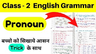 Class 2 Pronouns  Worksheets of Pronoun For Class 2  English Grammar Pronoun Worksheets  Grade 2 [upl. by Anujra840]