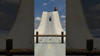 Car amp truck vs Log crash test results  beamngshorts beamngdrive beamnng beamngcrach [upl. by Konopka]