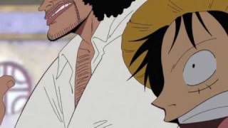 One Piece Luffy and Black beard funny scene [upl. by Assilak586]