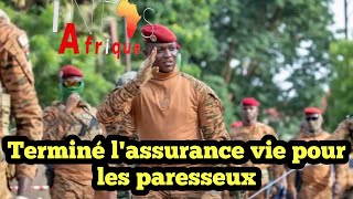 Terminé lassurance vie pour les paresseux de la fonction publique au Burkina Faso [upl. by Emerald81]