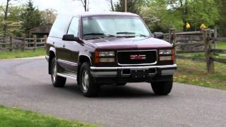 1994 GMC Yukon 2 Door Turbo Diesel Sport 65 V8 Detroit [upl. by Caz841]