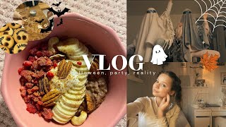 Halloween core 🍂👻VLOG fall diaries lifestyle party cooking friends [upl. by Boswall]