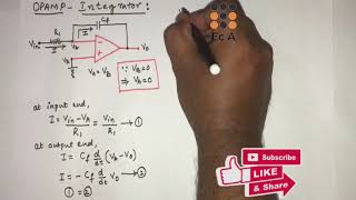 35 OPAMP as integrator  EC Academy [upl. by Elayor422]