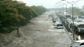 Mauritian capital Port Louis rocked by heavy floods [upl. by Llenrep448]