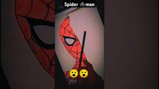 😱how to drawing spider man nice drawing😍😍 colourVS sketch coloursdrawing shorts viralshortsart [upl. by Nealson]