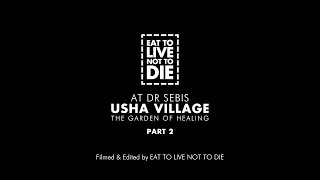 Eat to Live at Usha Village Part 2  The Garden of Healing [upl. by Althee]