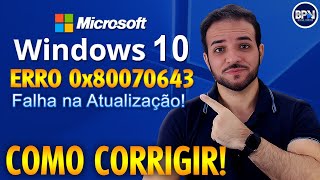 Atualização KB5001716 do Windows 10 FALHANDO Erro 0x80070643  Como Resolver [upl. by Satsok]