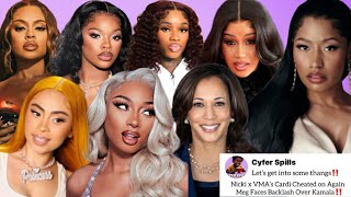 Nicki x VMA’s 2024⁉️Cardi B Gets Cheated On Again⁉️Meg amp Kamala Recieve Backlash‼️Jt Latto Ice☕️ [upl. by Nnylahs]