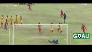 Mubarek Wakaso Wonderful Free Kick Rwanda vs Ghana 1 0 HD 2015 [upl. by Hillel]