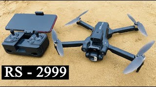 Best Dual Camera Foldable Drone With WiFi App Control amp Brushless Motor [upl. by Anelem]