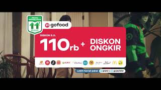 Diskon sd 110ribu di Promo Kesebelasan GoFood [upl. by Dom969]