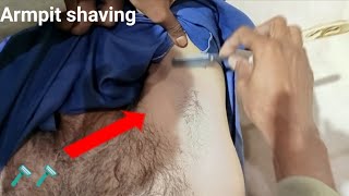 ASMR Armpit Shaving video desi armpit whiteningUnderarm shaving ASMR rashi  Armpit shaving [upl. by Eissat]