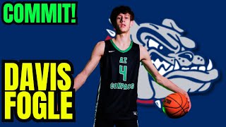 COMMIT Davis Fogle commits to Gonzaga [upl. by Ahusoj]