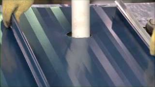 This Metal Sales video shows Vertical Seam Panel Clip and Flashing Installation [upl. by Llenrac]