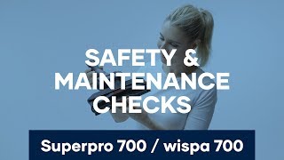 Safety amp Maintenance Checks  Superpro 700 amp wispa Backpack Vacuum  Pacvac Product Training Video [upl. by Inobe]