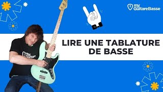 Comment lire UNE TABLATURE À LA BASSE [upl. by Zandt]