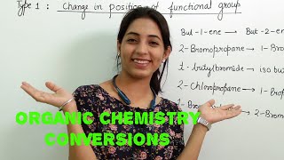 Organic chemistry conversions  trick 1 [upl. by Bible]