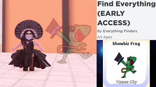 Tutorial How To Find The Showbiz Frog In Find Everything by Everything Finders [upl. by Eladnek]