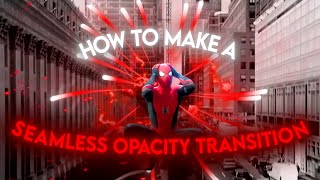 How to make a Simple and Clean SEAMLESS OPACITY TRANSITION in After Effects [upl. by Cacilia13]