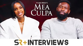 Mea Culpa Stars Kelly Rowland amp Trevante Rhodes On Collaborating With Tyler Perry [upl. by Petrine]