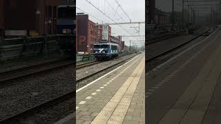 TCS 1700 komt los door Houten Castellum  Dutchrail  train trainspotting treinleven railway [upl. by Ozkum]