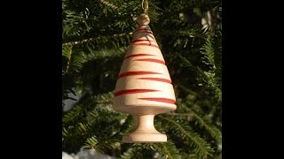 Turning a Christmas Tree Ornament [upl. by Allwein]