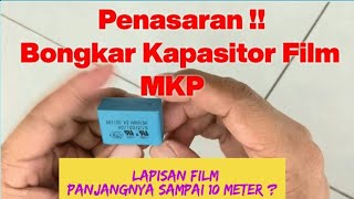 Pecahin kapasitor film capacitor [upl. by Sontich702]