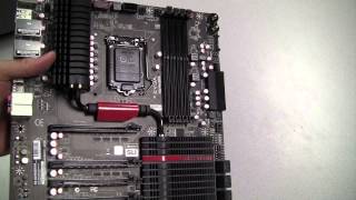 EVGA Z87 Classified Unboxing and Overview [upl. by Nattirb]