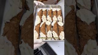 Meet the Cannoli King of New York 👑🇮🇹 food italianfood foodie [upl. by Fishback]