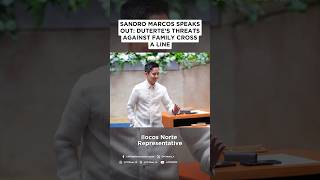 Sandro Marcos Breaks Silence Calls VP Sara Duterte’s Remarks a “Bizarre Temper Tantrum” [upl. by Bower]