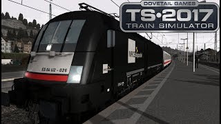 Train Simulator 2017  MRCE ES64U2  EuroCity Köln  Koblenz mit Ansagen [upl. by Rma162]