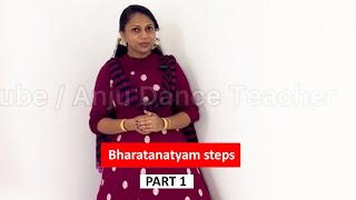 Bharatanatyam basic steps for beginners Hindi [upl. by Lauer]