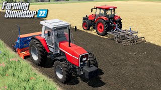 Pierwszy siew  Farming Simulator 22  3 [upl. by Erodisi]