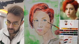 The art of watercolor portraiture [upl. by Painter193]