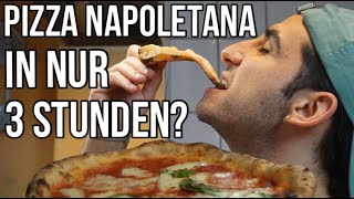 In 3 Stunden Pizza Napoletana Schneller amp luftiger Pizzateig zum selber machen [upl. by Lanette]