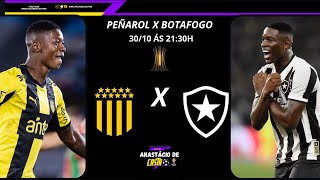 Peñarol X Botafogo  Comenbol Libertadores  Canal Anastácio de Castro [upl. by Iuqcaj]