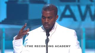 2005  Kanye West Wins Grammy Best Rap Album The College Dropout Speech [upl. by Aremihc977]