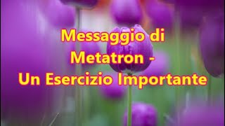 Messaggio di Metatron  Un Esercizio Importante [upl. by Assehc]