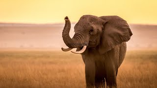 Animals at Amboseli Park Kenya 4K with music [upl. by Corie]