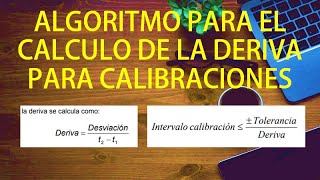 Algoritmo para el cálculo de la deriva y el intervalo de calibración  Pseudocódigo Pseint y Matlab [upl. by Acenes]