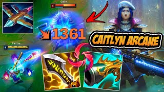 A VERDADEIRA CAITLYN COMANDANTE DE ARCANE COM A BUILD DE ONE HIT muito dano [upl. by Way]