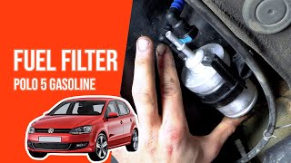 How to replace the fuel filter Polo mk5 12 TSI ⛽ [upl. by Alihet]