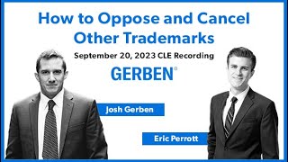 How to Oppose and Cancel Other Trademarks  Gerben IP [upl. by Adriaens659]