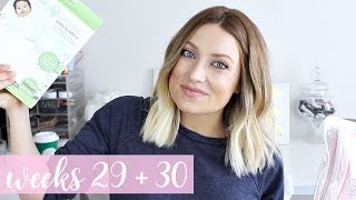 Twin Pregnancy Vlog Weeks 29  30 Third Trimester Emotions  Kendra Atkins [upl. by Blalock979]