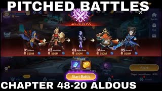 PITCHED BATTLES  CHAPTER 4820 ALDOUS ► MOBILE LEGENDS ADVENTURE [upl. by Nytsua]