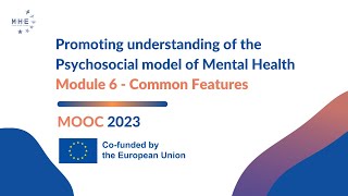 6 The Psychosocial Model of Mental Health  Common features [upl. by Hakvir]