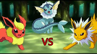 Flareon vs Jolteon vs Vaporeon  SPORE [upl. by Eirroc915]