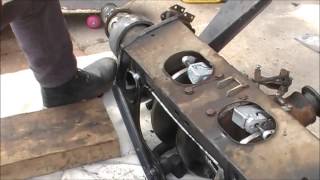 Jaguar E type Rear Suspension Rebuild Part 6 [upl. by Queenie]