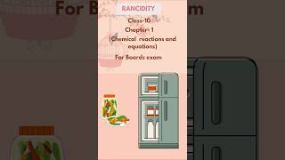 Quick revision of topic Rancidity of Class 10 Chapter1 Chemical reactions and equations [upl. by Ignatia]