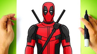 How to DRAW DEADPOOL [upl. by Aihsenal]